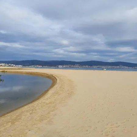 Rainbow 1, 131, Sunny Beach, Terrace With Sea View Apartament